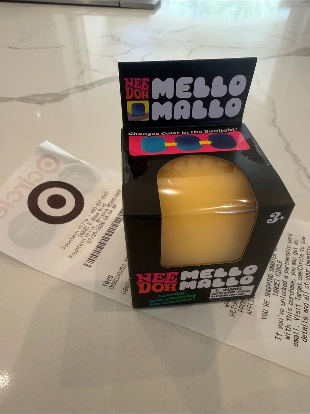 Mello Mallo Color-Changing Stress Ball - Yellow